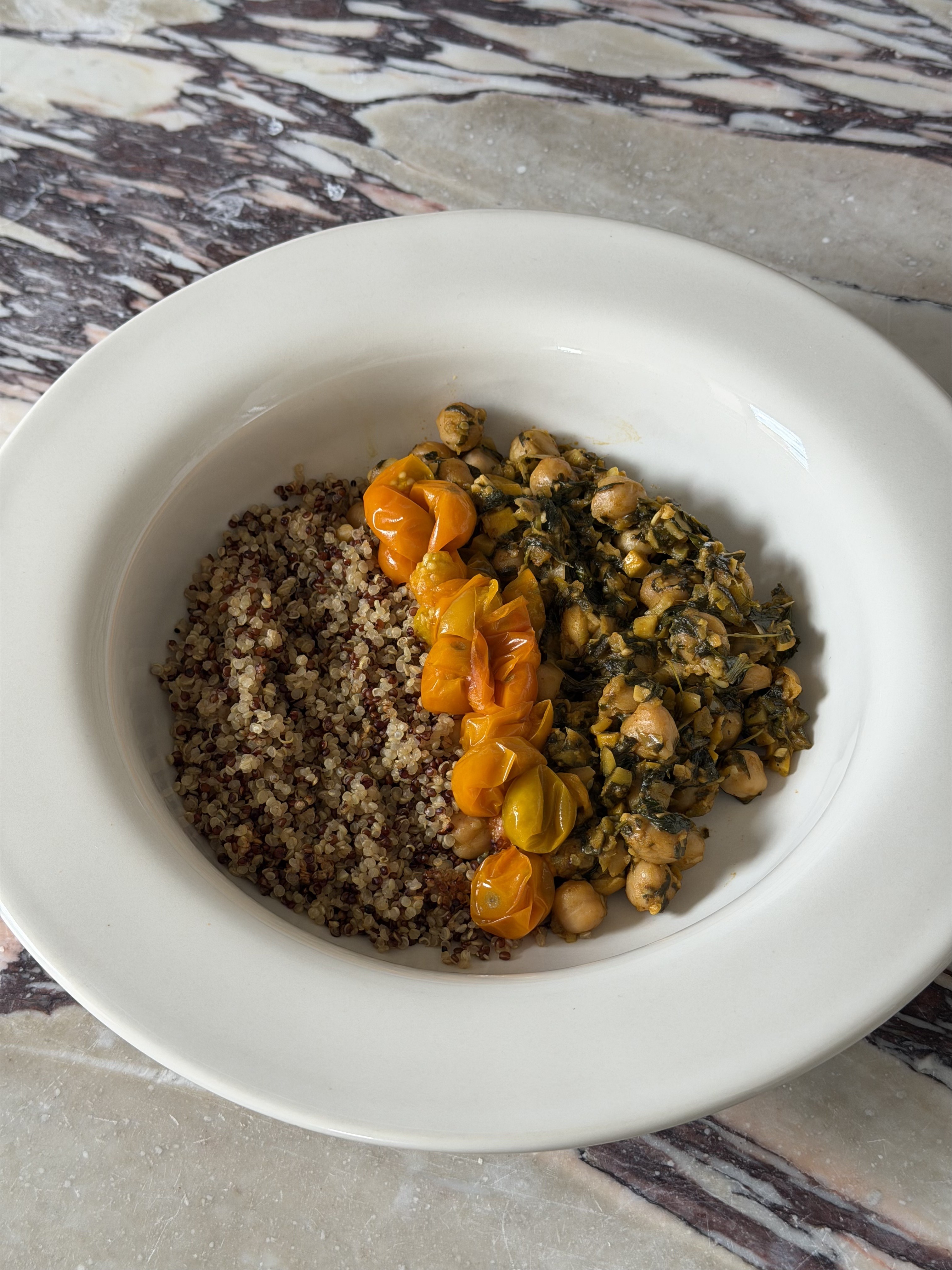 Cilantro Pesto Chickpeas